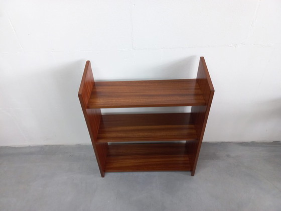 Image 1 of 1950s/60s Scandinavian wall cabinet wall rack (teak-pine veneer)