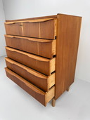 Dänische Eichenkommode, Dänemark, 1960er Jahre