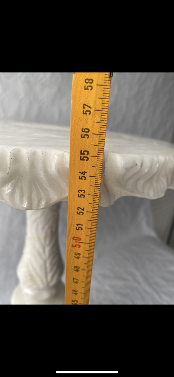 Image 1 of Marmeren Vintage Bijzettafel