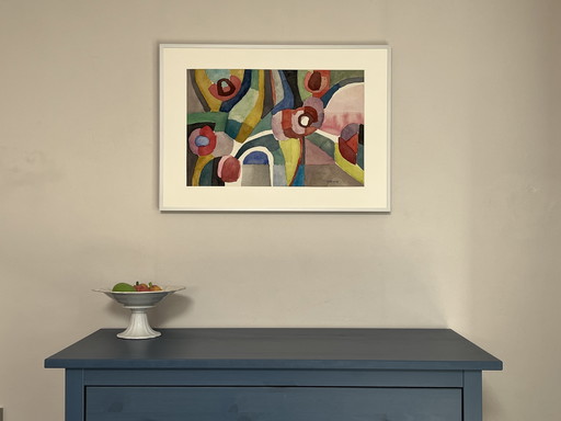 Tulipes, aquarelle de Dinieks