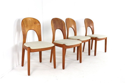 Satz von 4 Koefoed Morten John Mortensen Stühlen vintage