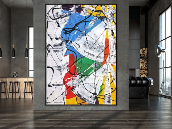 Jürgen Angeler - Playful Dynamics - XXL – Paintings & Drawings, Canvas (photo 15 of 28)