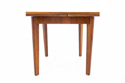 Quadratischer Tisch im Art déco-Stil, Polen, 1940er Jahre.