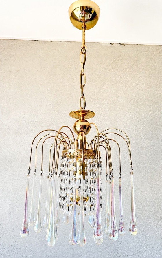 Image 1 of Lampadario a goccia vintage