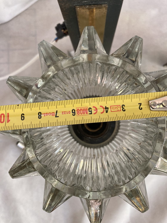 Image 1 of Coppia di applique, anno 30, opera italiana, vetro di Murano e ottone