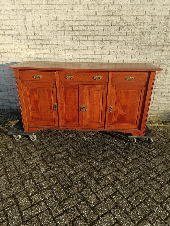 Image 1 of Prachtig hardhouten dressoir 
