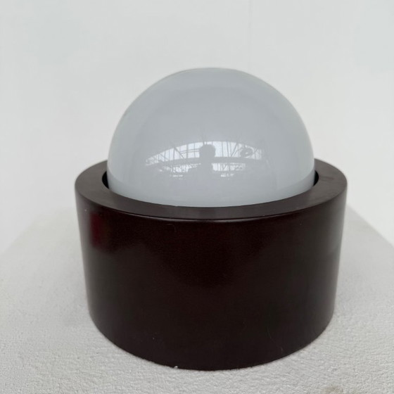 Image 1 of Glaskolben Decken-/Wandlampe 1950er Jahre