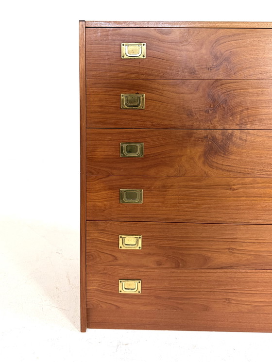 Image 1 of Vintage Deense teakhouten ladekast, Henning Korch ‘70