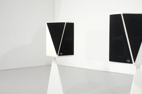 Image 1 of Paar luidsprekers van het model Elipson "1401", Frankrijk, jaren 80.