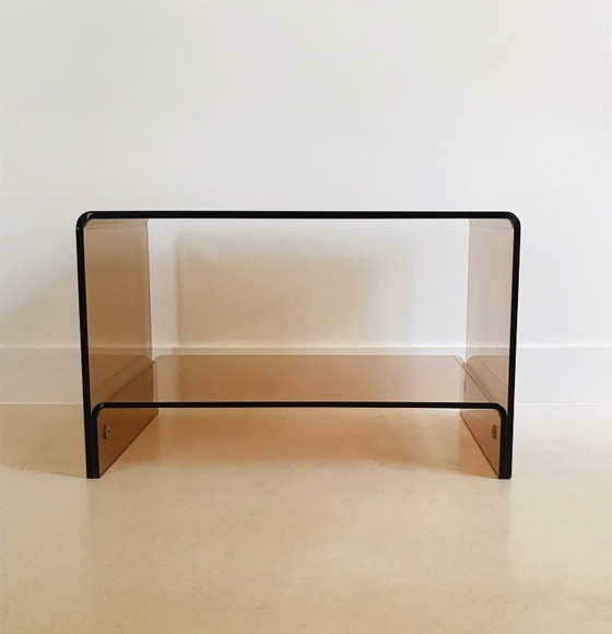 Image 1 of Tavolino Altuglas (lucite) di Michel Dumas, Francia, anni '70