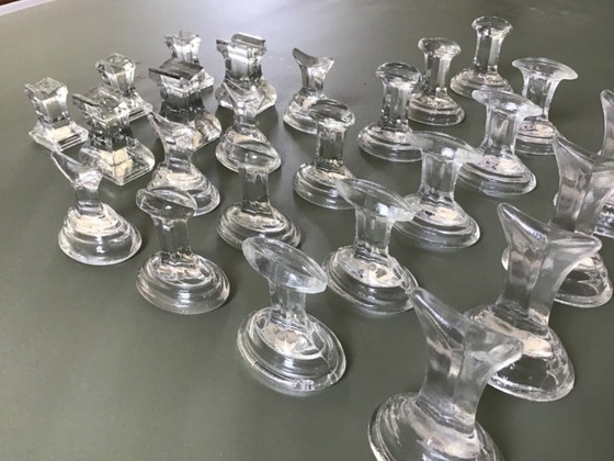 Image 1 of Unieke Set Antieke Persglazen Etalagematerialen (59-delig) – ca. 1920-1930