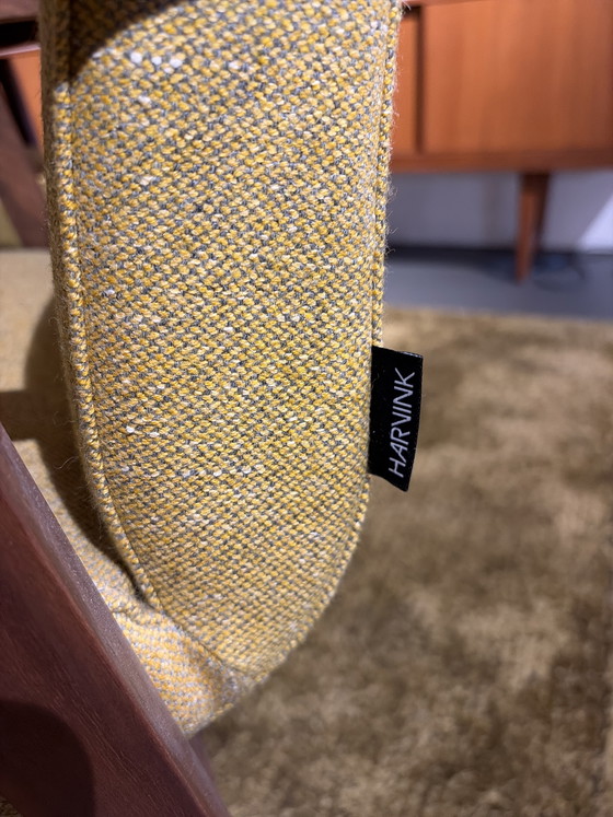 Image 1 of Harvink “Splinter” eetkamerstoel noten frame