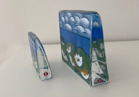 Image 1 of Iittala Helja Liukko Sundstrom 2 Decoratieve Objecten Waterlelies