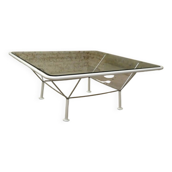 Mesa de centro de Niels Bendtsen, Dinamarca, 1970 – Mesas de centro, Cristal, Metal, Design (photo 8 of 8)