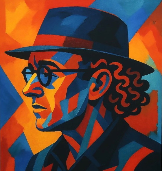 Image 1 of Karmen Moccha: "Keith Haring". Firmato e numerato a mano. Edizione 1/10. Giclée su velluto Hahnemühle.