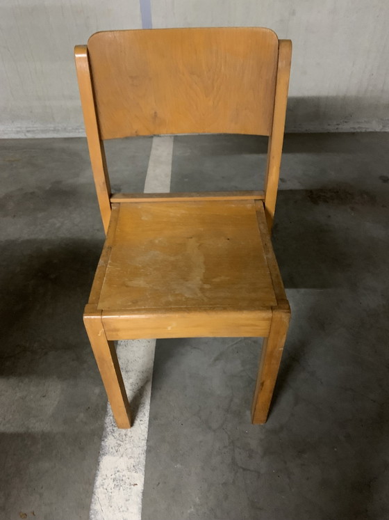 Image 1 of 7 chaises empilables Stako. 1942 - 1966 Denver - Pays-Bas.