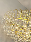 Grand lustre en cristal Lampe pendante boules de cristal