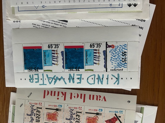 Francobolli per bambini 1986-2024, quasi tutti 2 fogli all'anno, Litografie e stampe, Carta, Multicolore (foto 3 di 15)