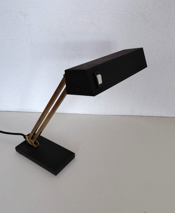 Image 1 of Pfaffl desk lamp model 833 in brown