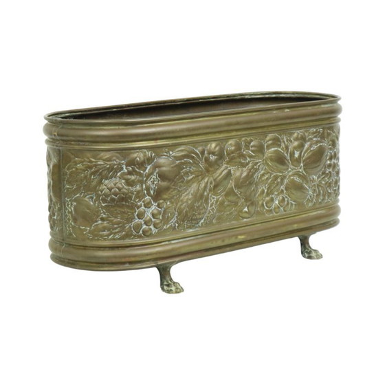 Image 1 of Boîte à fleurs ancienne en cuivre français