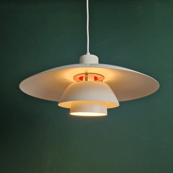 Image 1 of Vintage Louis Poulsen PH 3/4 Pendant Lamp - White - Ø 40 cm - Design Poul Henningsen - Denmark