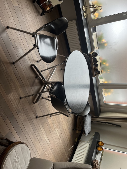 Tafel + Stoelen de diseño italiano LAMM PARMA ITALIA