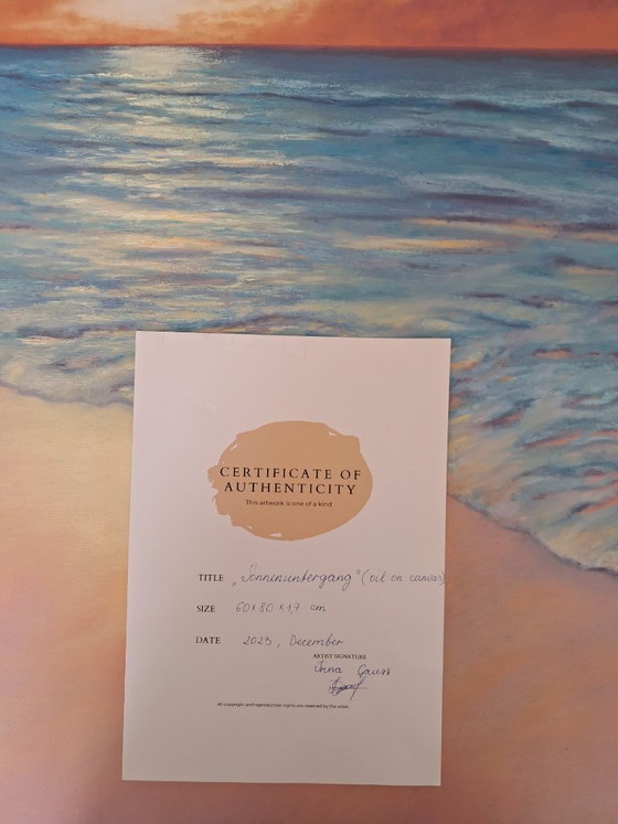 Image 1 of Irina GAUSS - Sunrise - Artist's Painting