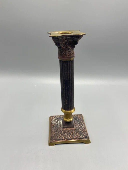 Neoclassicistische zuilkandelaar – tijdperk Napoleon III – decoratieve objecten