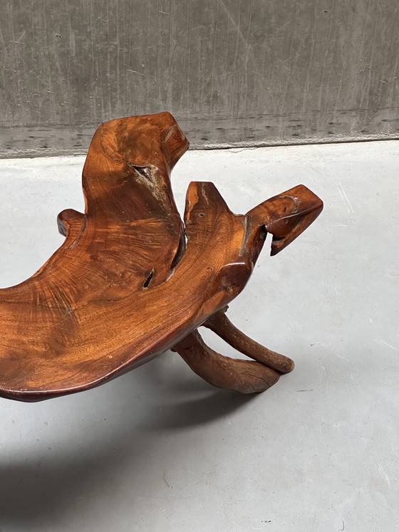 Image 1 of Vintage brutalist wabi-sabi coffee table