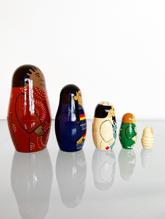 Image 1 of Set di matrioske vintage IKEA PS Jutanas