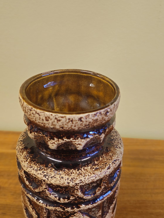 Image 1 of Vintage West Germany Vaas Vaasje Bruin