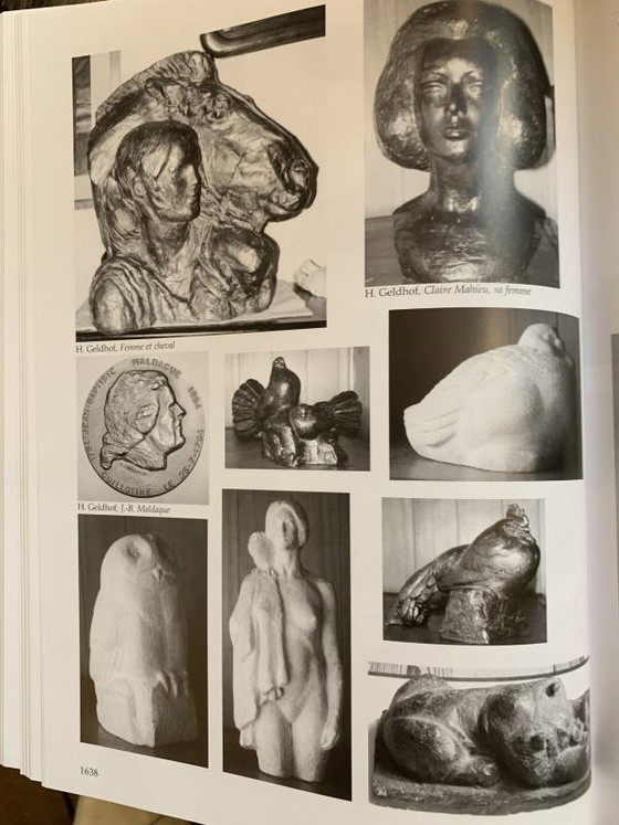 Sculptures d'animaux hiboux en pierre par Herbert Geldhof, années 1960 – Stone, Mid Century Modern (photo 13 of 16)