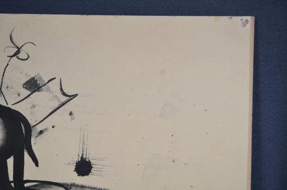 László Mindszenti Inchiostro su carta, montato su cartone, firmato e datato 1972 – Dipinti e disegni, Paper (photo 7 of 12)