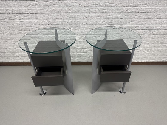Image 1 of 2x Casprini Klee bijzettafel van Kuin & Kuin uit de jaren 90.