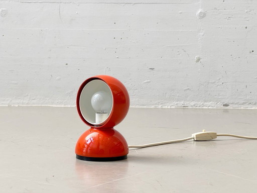 Eclisse Orange table lamp by Vico Magistretti for Artemide, Italy, 1960s
