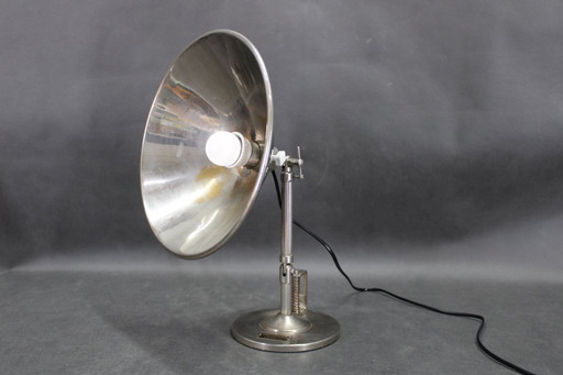  1930er Verchromte Tischlampe von Profundus, Österreich