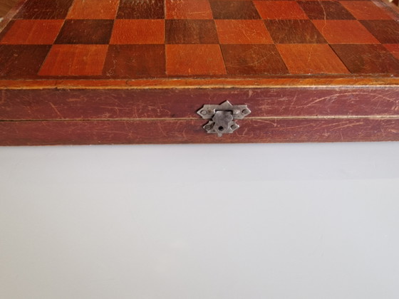 Schaakpartij Sovjet-Unie 1941 – Artel Kultsport Moskau, Decoratieve objecten, Metal, Wood (photo 9 of 15)