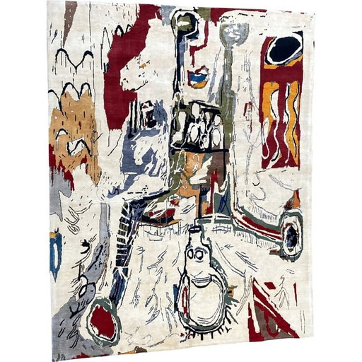 Alfombra vintage de Jean-Michel Basquiat, 2015