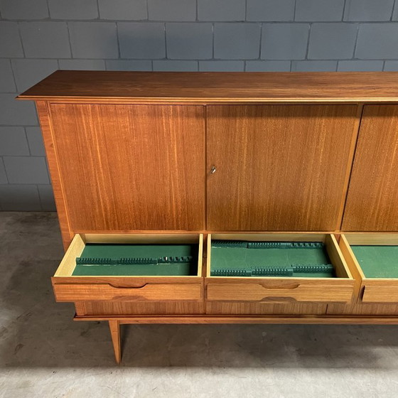 Image 1 of Credenza alta vintage in stile danese – teak – anni '60