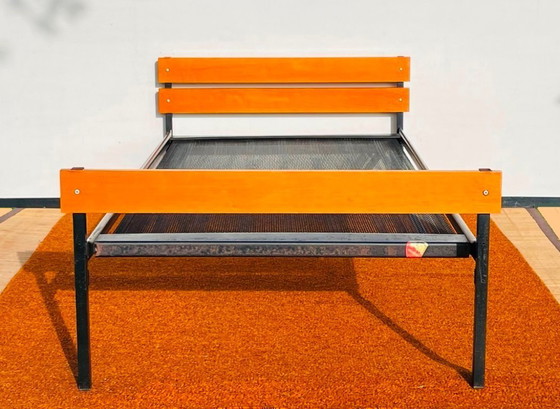 Image 1 of 70s Vintage bamboo bed 1p.