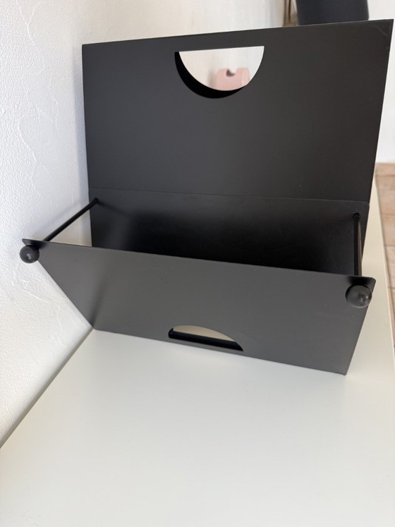 Tijdschriftenrek jaren 80 design Memphis Starck vinyl rek Dj Cassina Flos – Iron (photo 5 of 9)