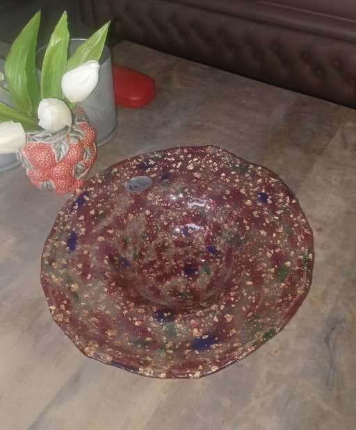 Coupe à fruits en verre d'art, Galerie du verre Willingen