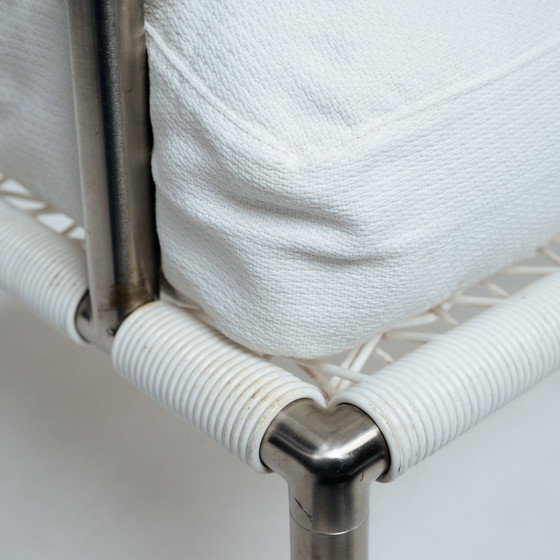 Image 1 of 2x Corso Nest Tuin Fauteuils Witte Stoelen, Italy