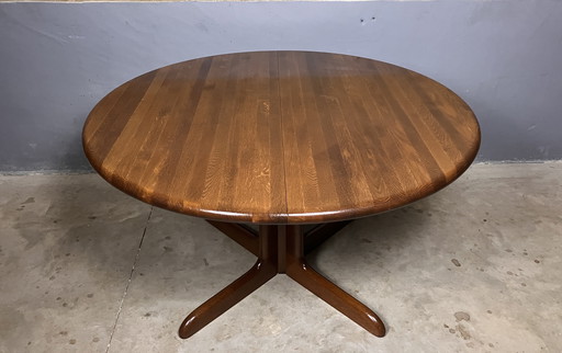 Danish design round dining table mid - Century