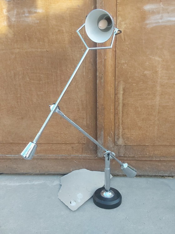 Image 1 of Chrome balance lamp desk lamp Buqet 1927 model Bauhaus