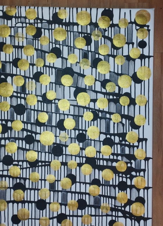 Image 1 of Natia Antadze Abstracte compositie XXL