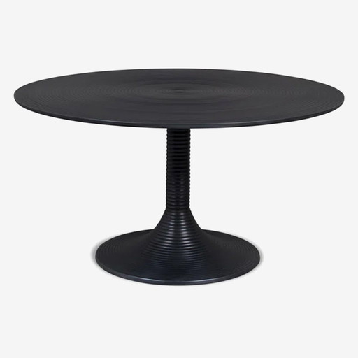 Bold Monkey Hypnotising Round Coffee Table Black