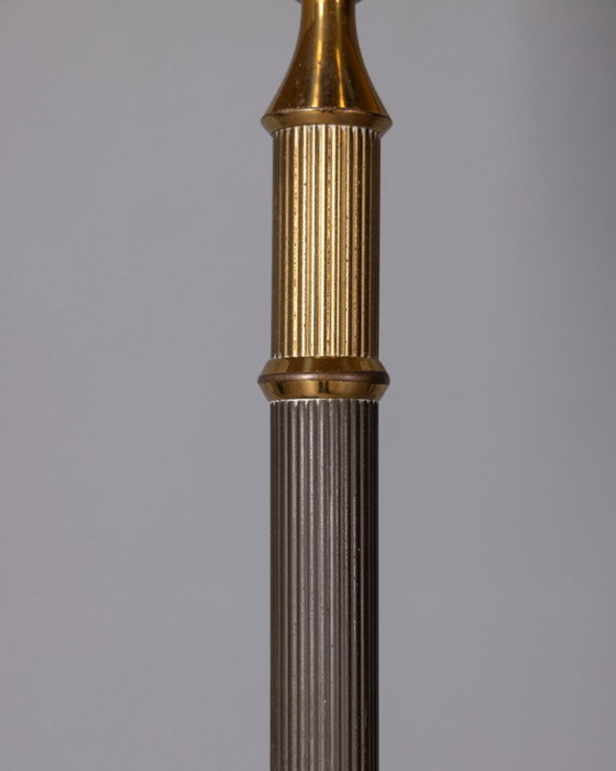 Vintage 1950s floor lamp in marble and brass, Italian design, Floor lights, Gold (photo 6 of 9)