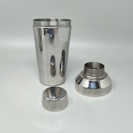 Image 1 of 1970 Gorgeous Cocktail Shaker with Ice Bucket by Motta, Made in Italy