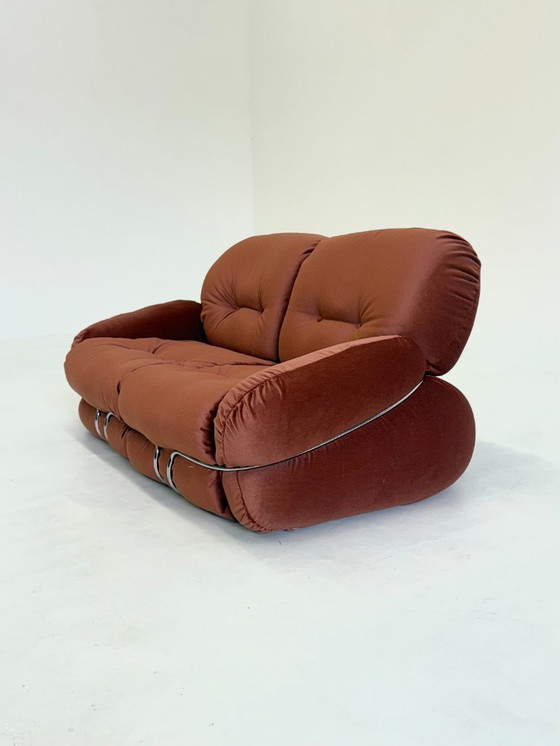Image 1 of Italian Okay 2-seat sofa by Adriano Piazzesi